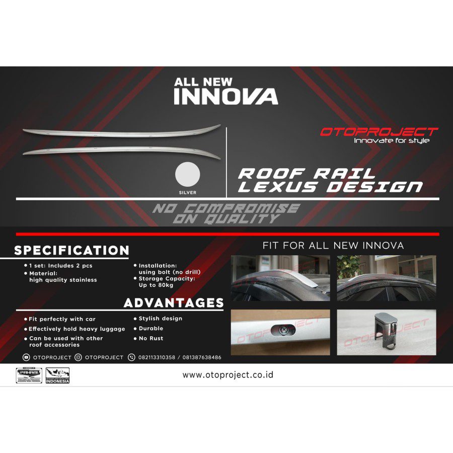 ROOF RAIL LEXUS yang ada di Auto Solution Variasi Mobil Surabaya by otopia surabaya