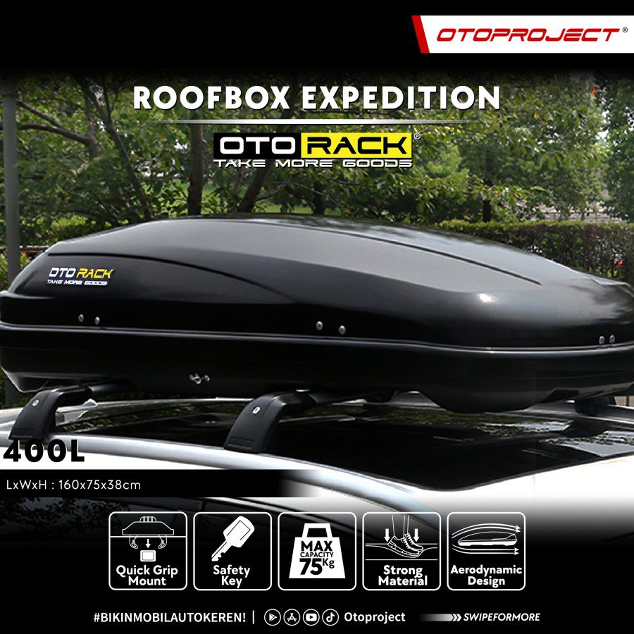Roofbox Universal yang ada di Zona 1 Variasi Mobil Surabaya by otopia surabaya